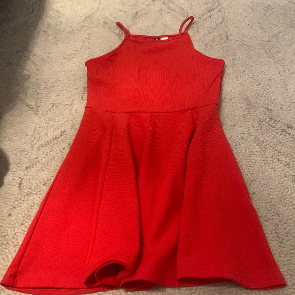 Red dress